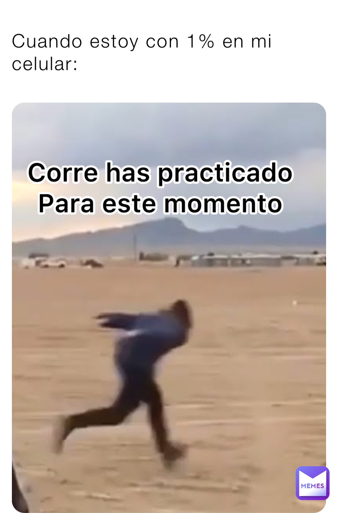 Cuando estoy con 1% en mi celular: