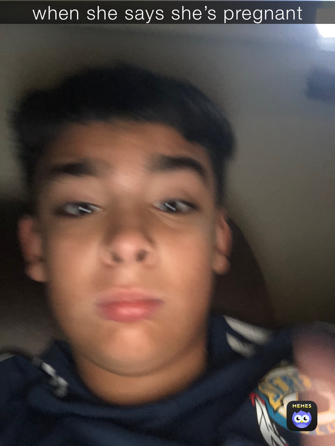 when she says she’s pregnant 