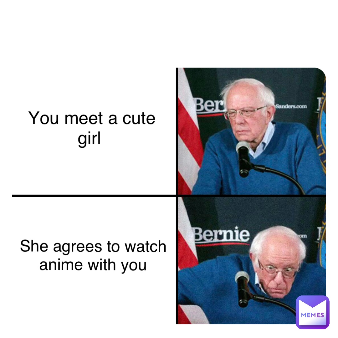 Double tap to edit You meet a cute girl She agrees to watch anime with you