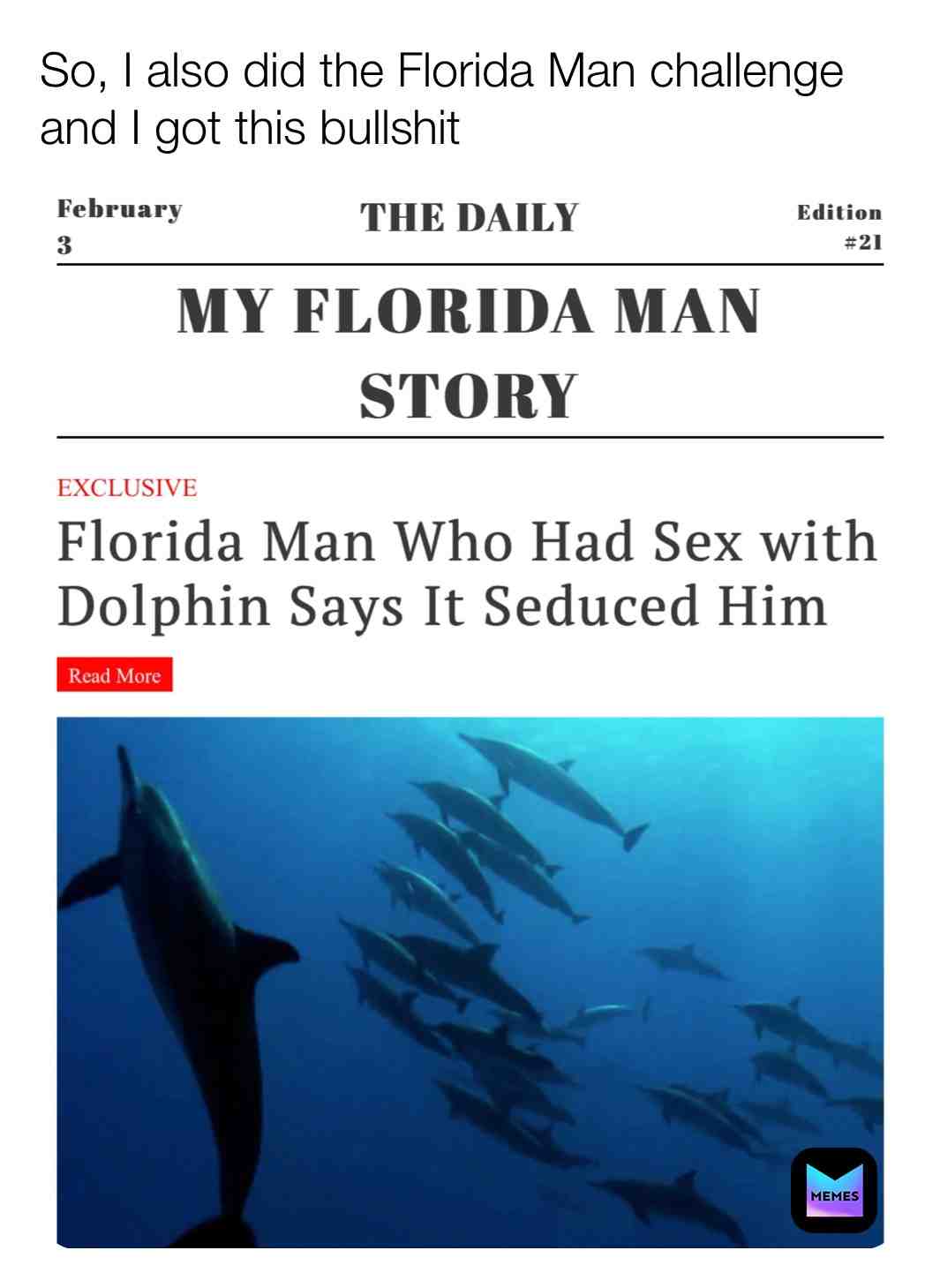What fucked up shit did you guys get? 😂