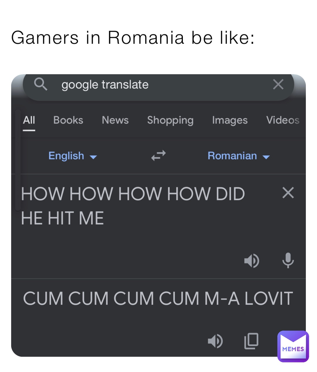 Gamers in Romania be like: