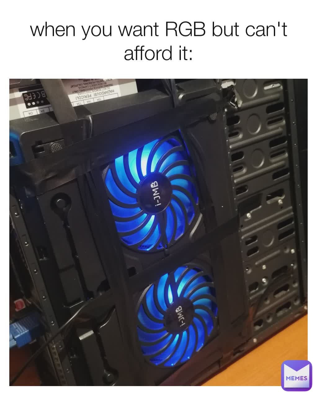 when you want RGB but can't afford it: