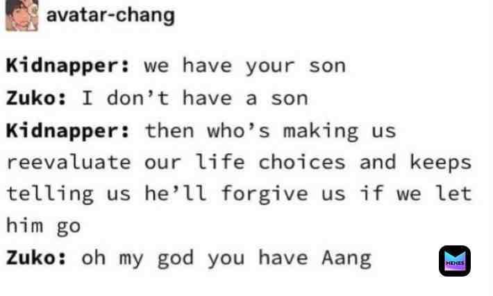 😂 #atla #avataraang #aang #firelordzuko #zuko #avatarthelastairbender #avatar #atlameme