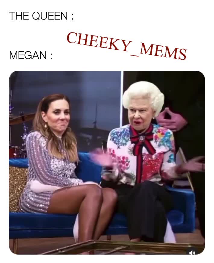 Do you think the queen is happy with Harry and Megan leaving looool  #theroyalfamly  #thequeen  #queen  #london  #memes