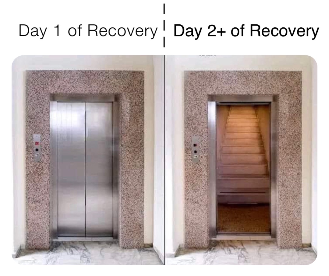 Day 1 of Recovery Day 2+ of Recovery |
|
|