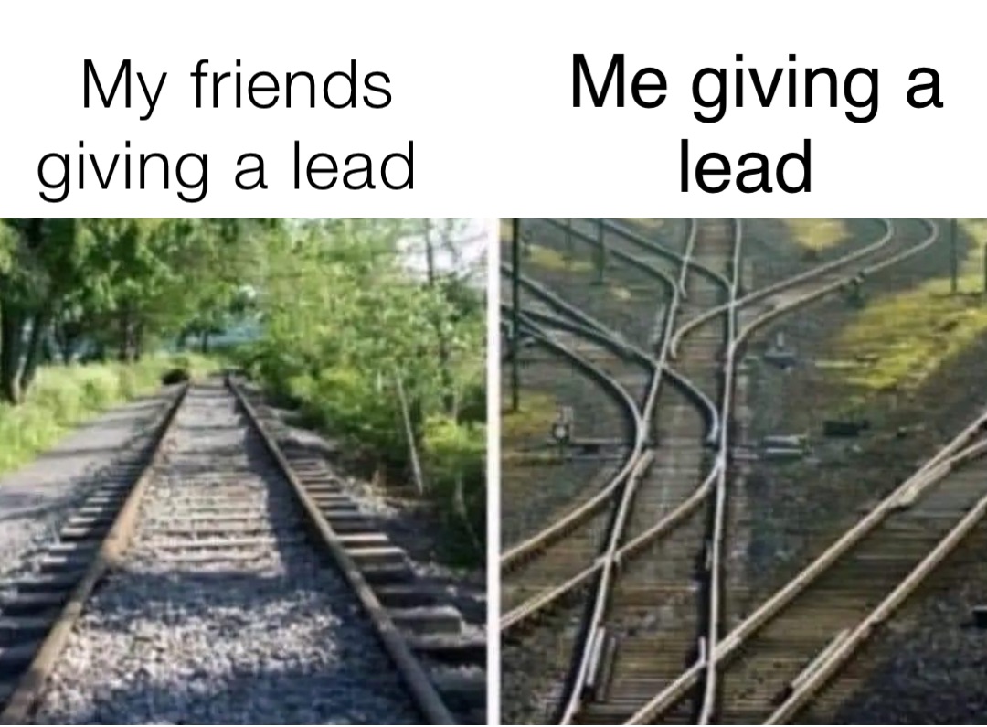 My friends giving a lead Me giving a lead