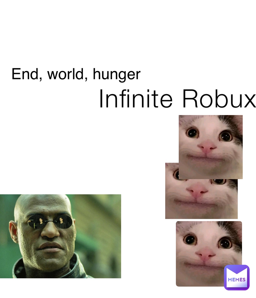 Infinite Robux End, world, hunger