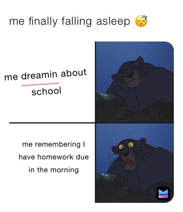 me finally falling asleep 😴 