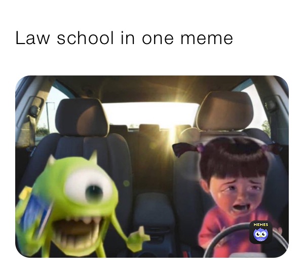 Law school in one meme