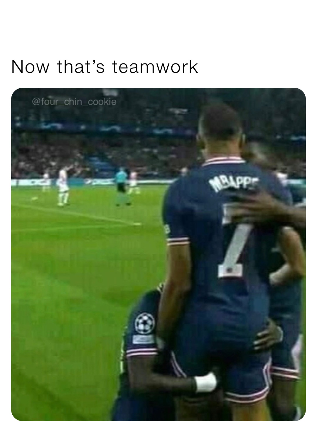 Now that’s teamwork