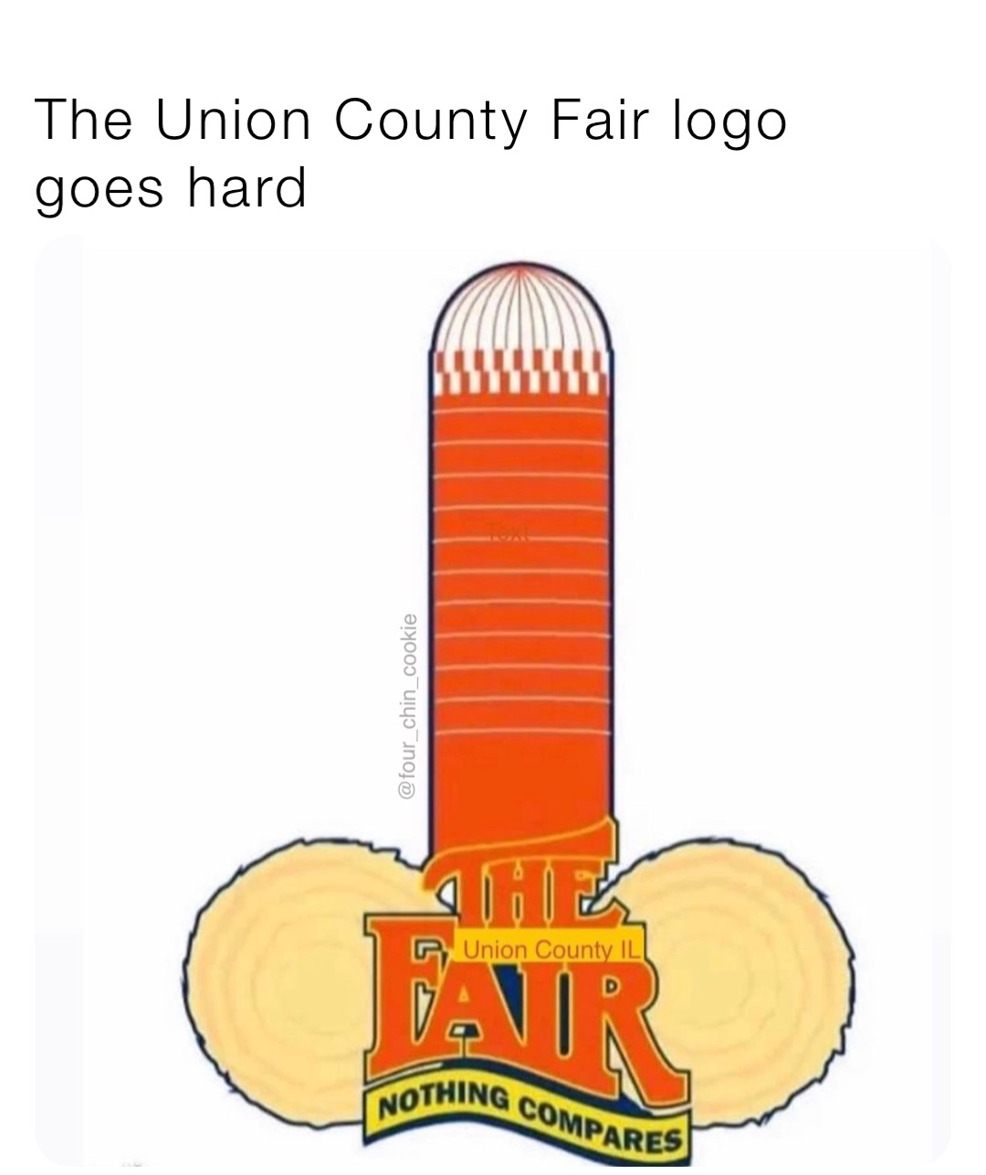 The Union County Fair logo goes hard