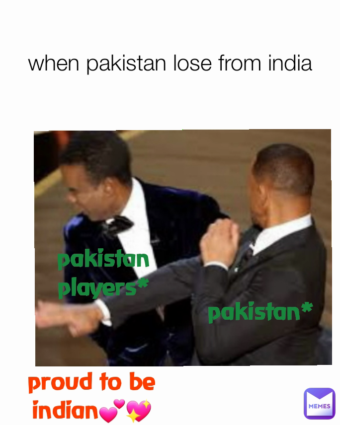 when pakistan lose from india pakistan players* pakistan* proud to be  indian💕💖