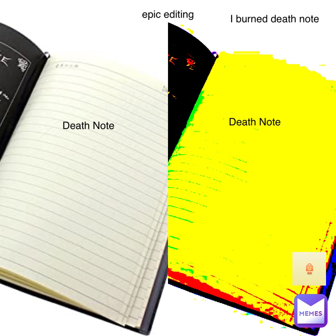 Death Note Death Note epic editing I burned death note