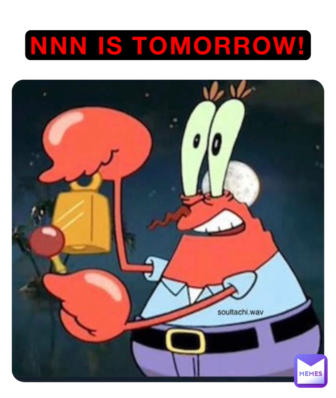 NNN is tomorrow!