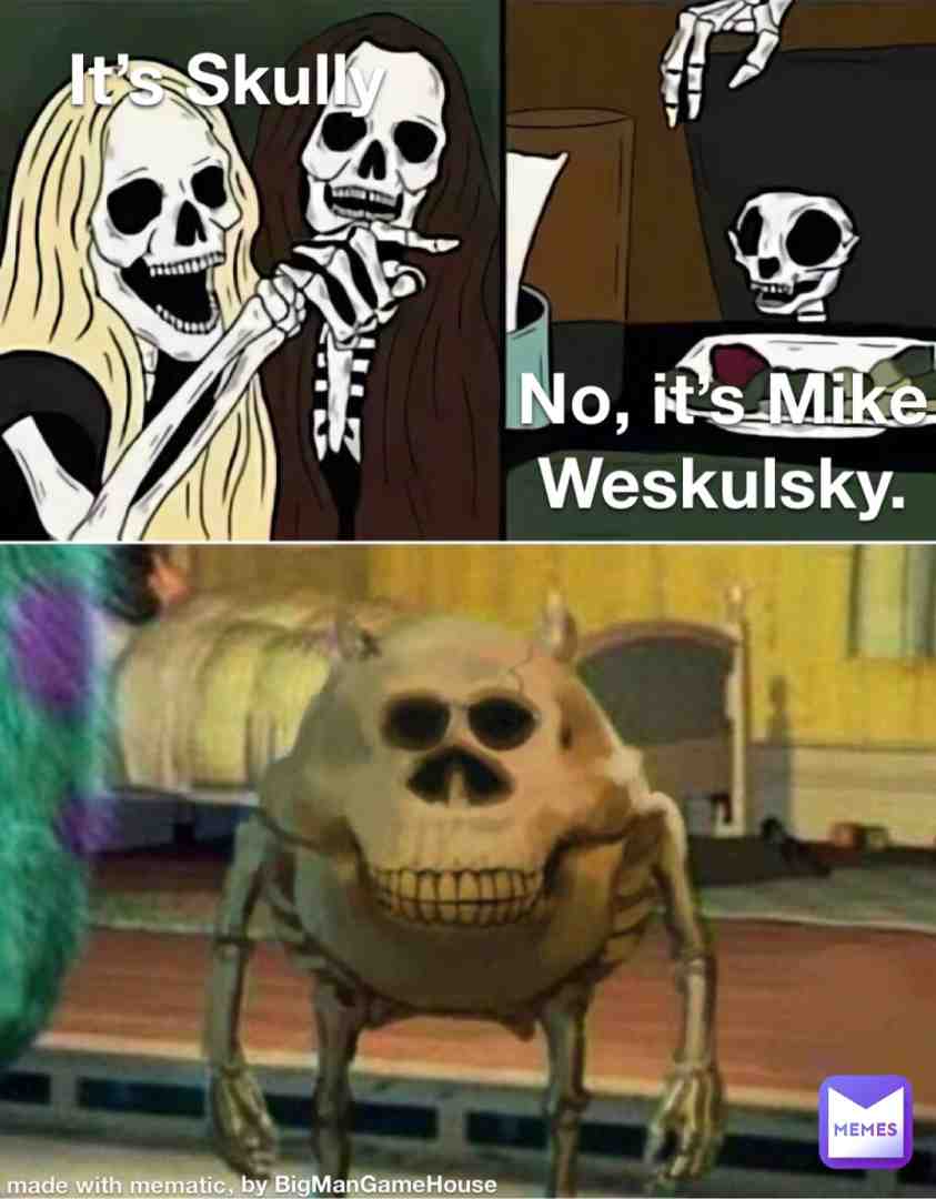 #halloween #skull #skeleton #mikewazowski