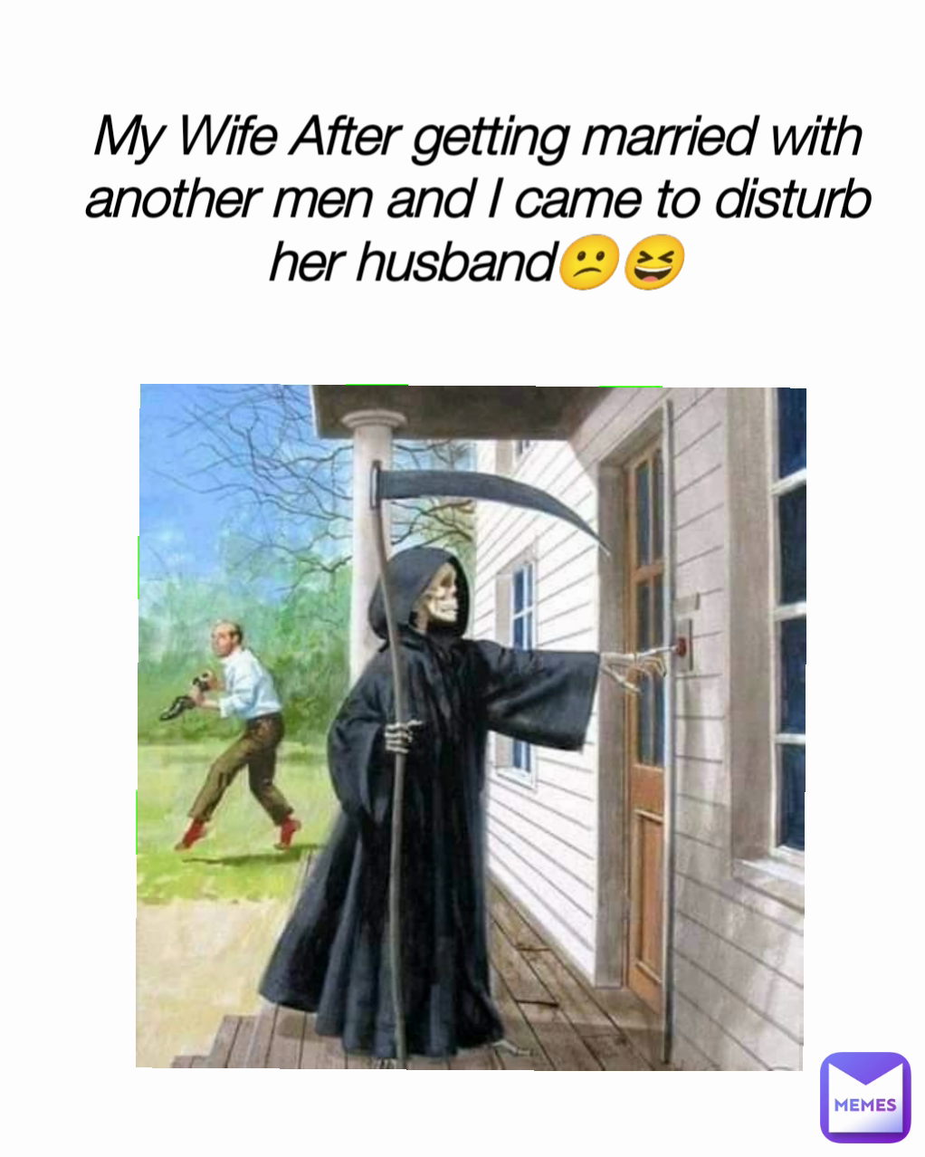 My wife after getting married with