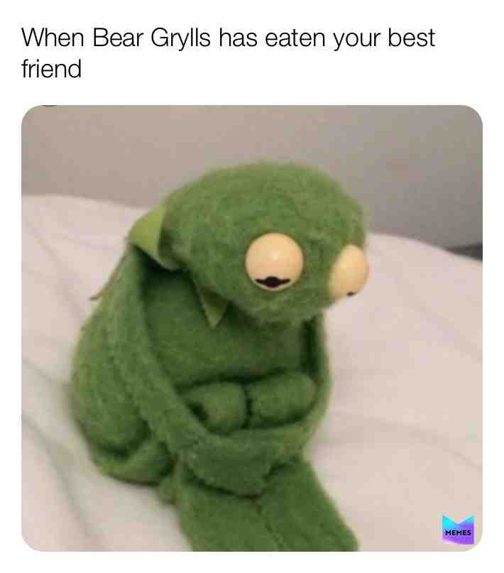 #beargrylls #kermithefrog #kermitthefrog #frog #kermit #kermitmemes #survivor