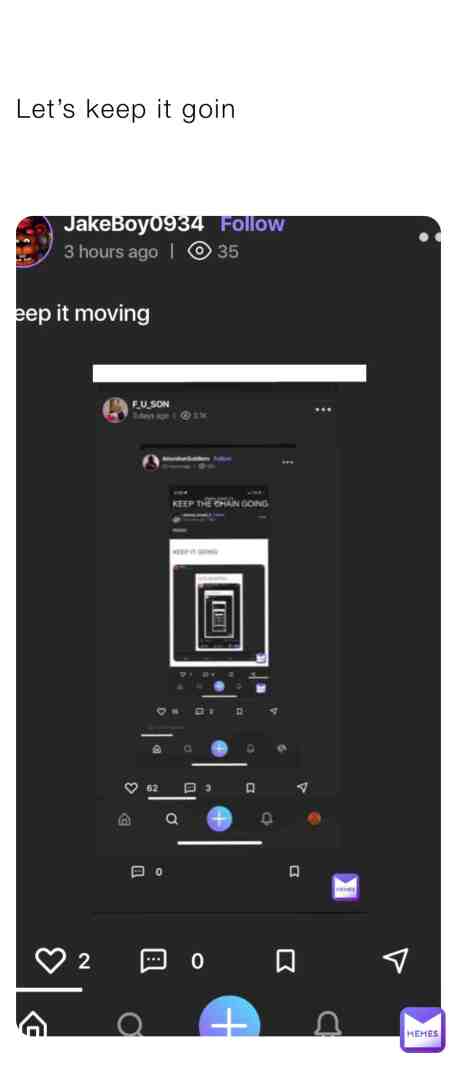 Keep goin