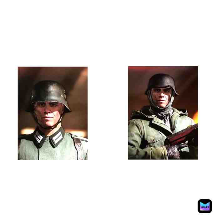 Gunter in normal and winter uniforms