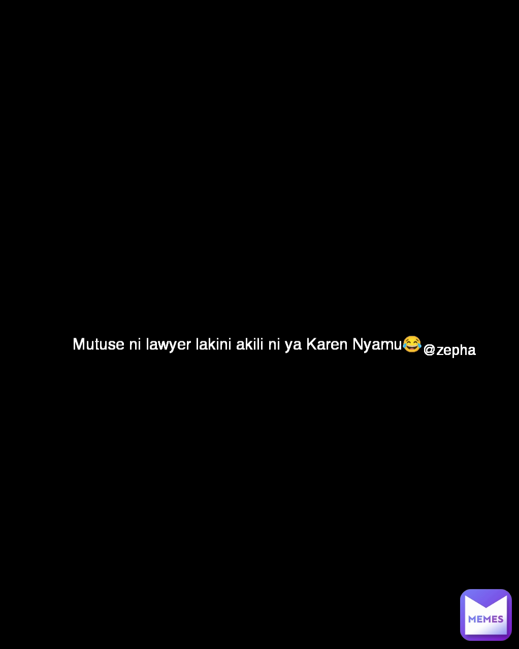 @zepha Mutuse ni lawyer lakini akili ni ya Karen Nyamu😂