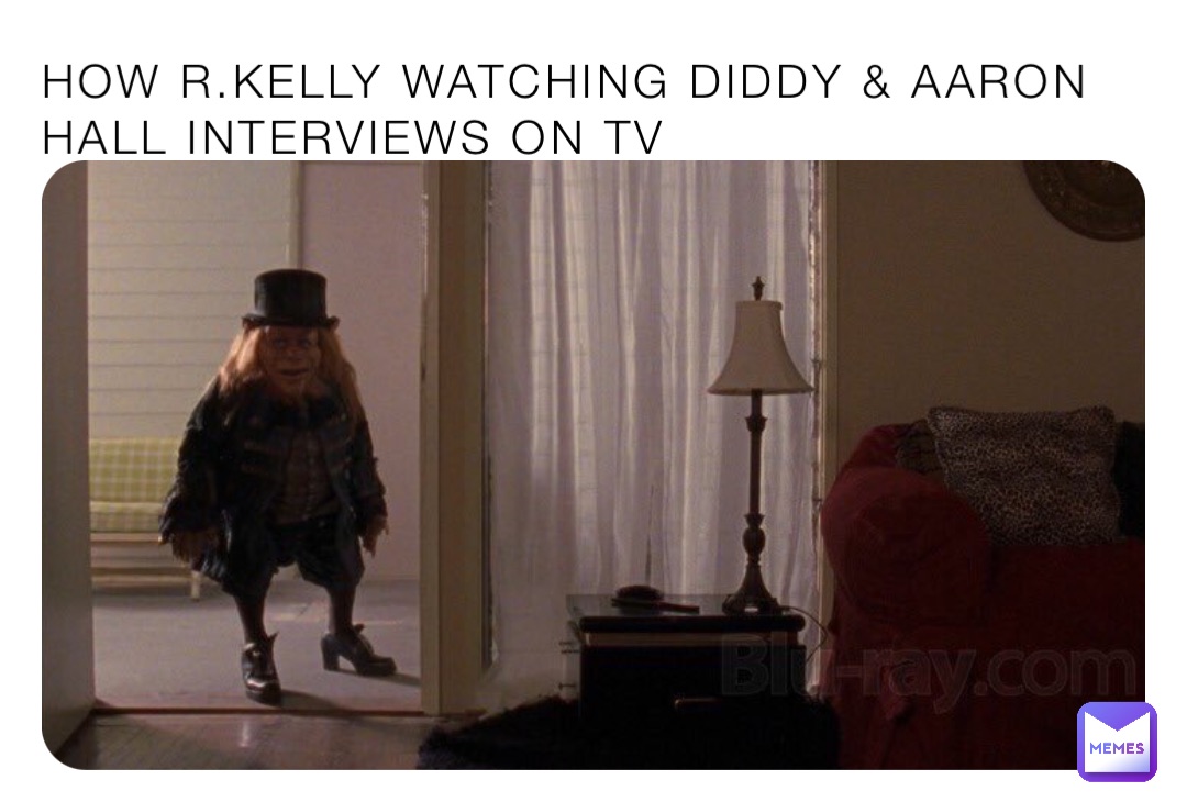 HOW R.KELLY WATCHING DIDDY & AARON HALL INTERVIEWS ON TV