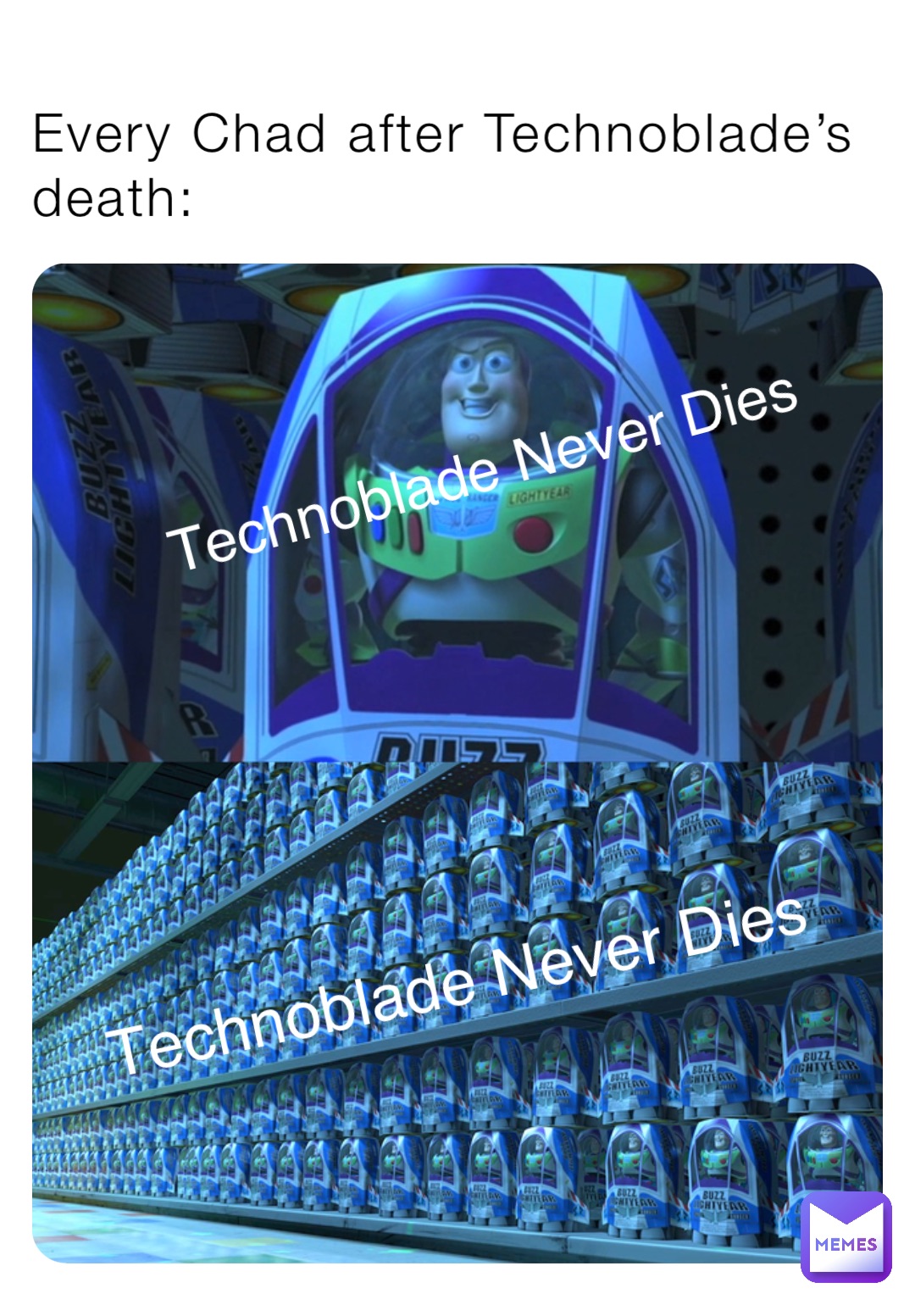 Every Chad after Technoblade’s death: Technoblade Never Dies Technoblade Never Dies