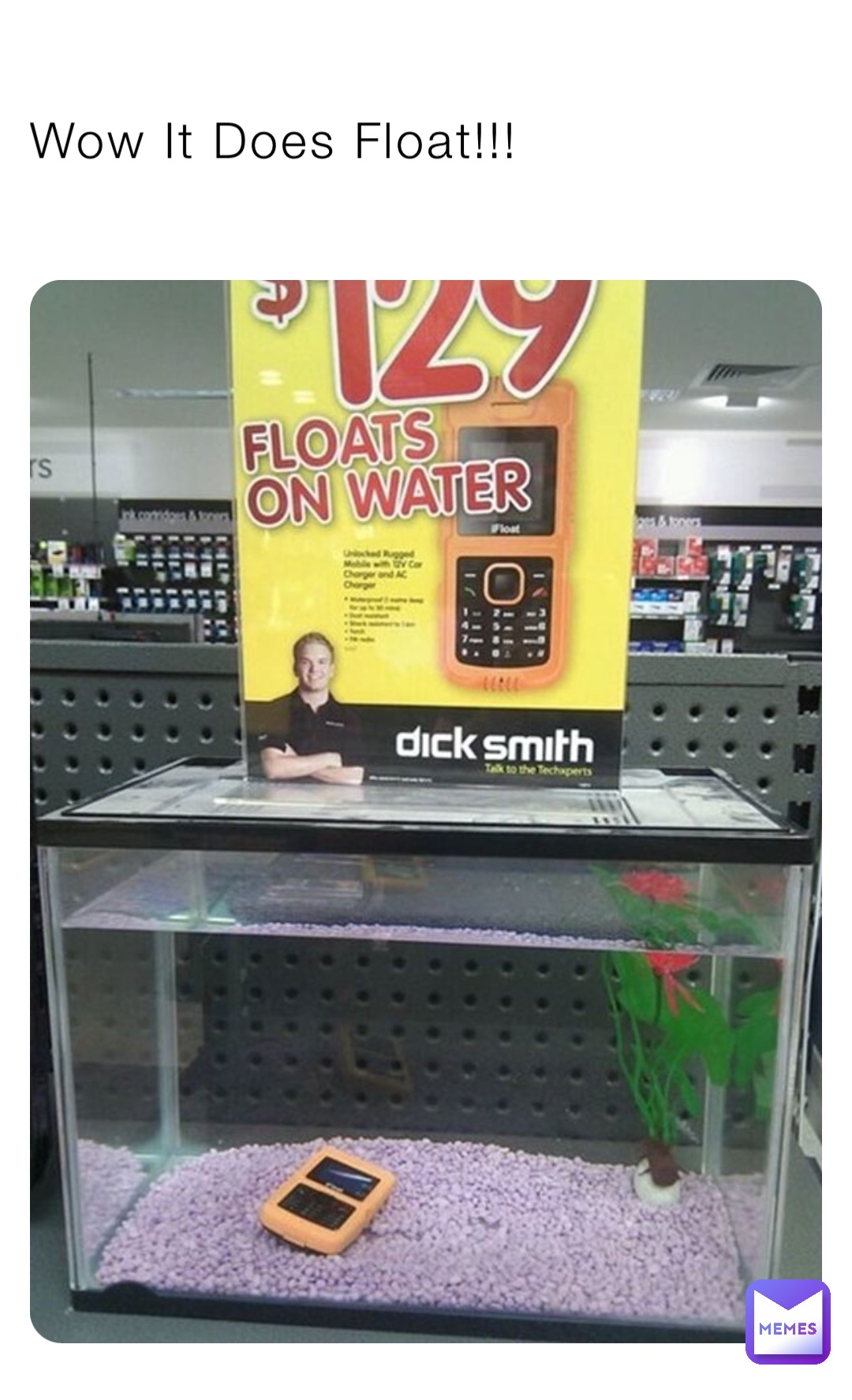 Wow It Does Float!!!