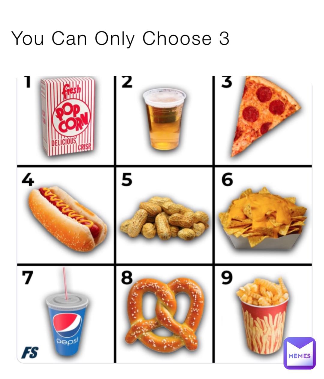 You Can Only Choose 3