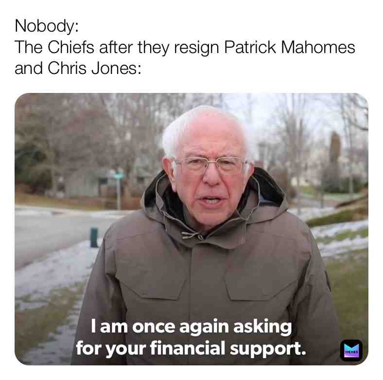 Sorry for the late meme, I have school tomorrow so I was busy all day.  #nflmemes ​ #nfl ​ #fyp  #chiefs