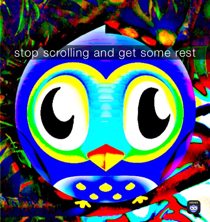 stop scrolling and get some rest