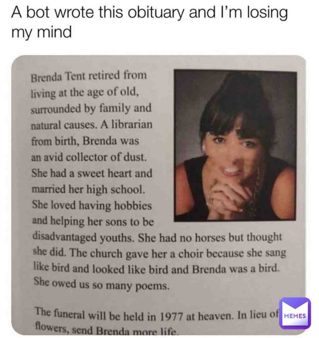 Send Brenda more life 😭