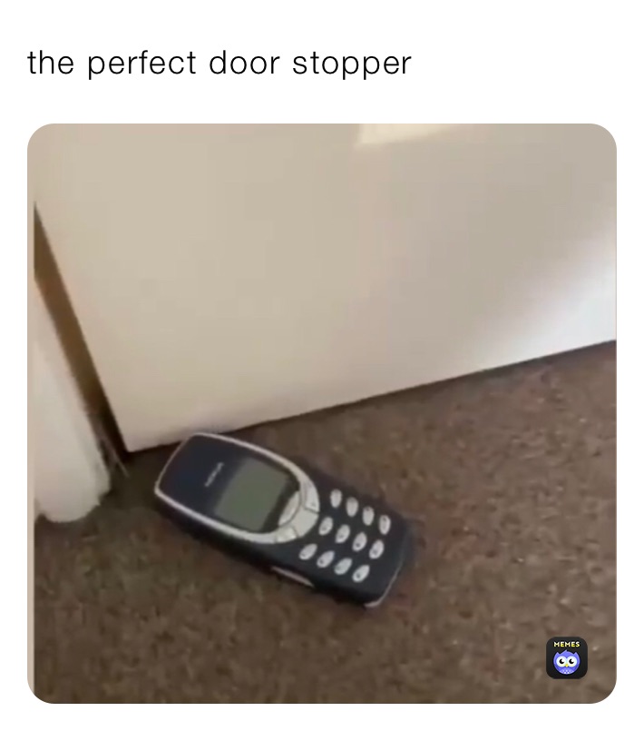 the perfect door stopper