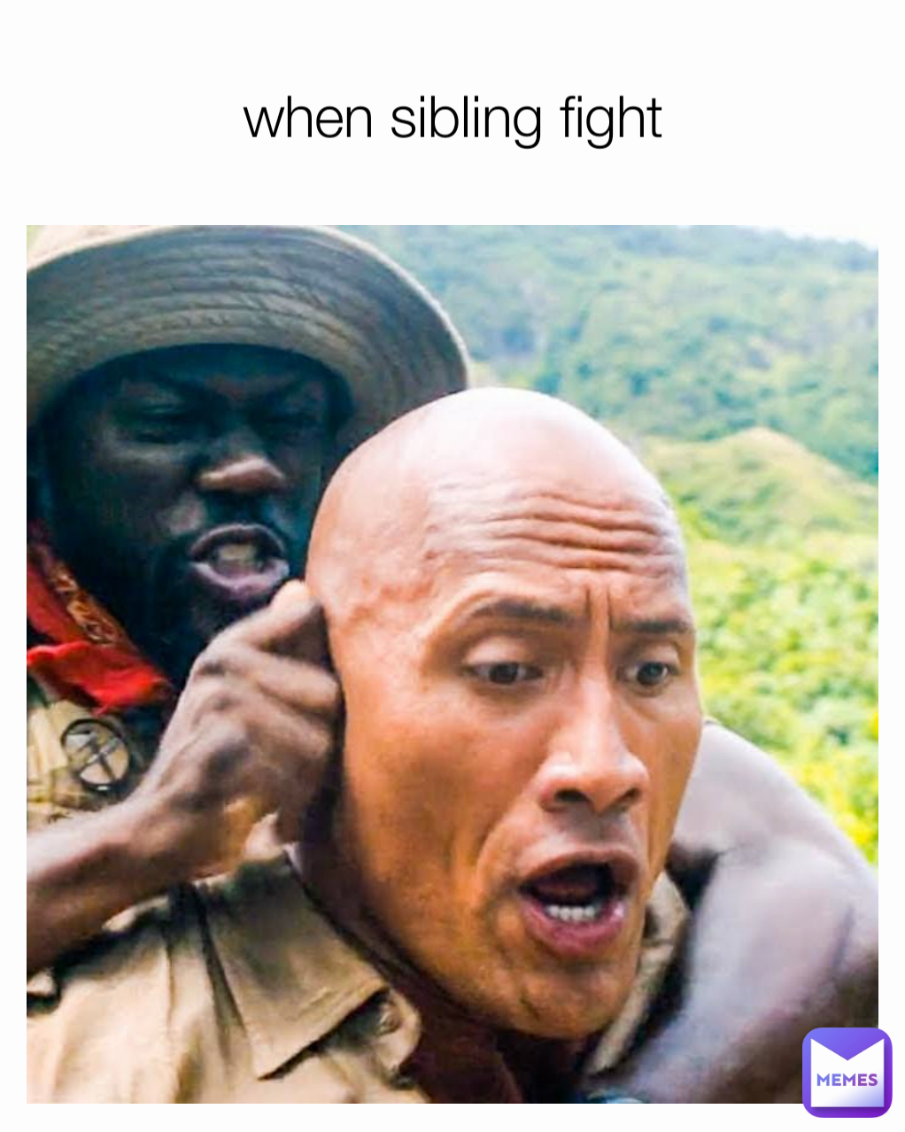 when sibling fight