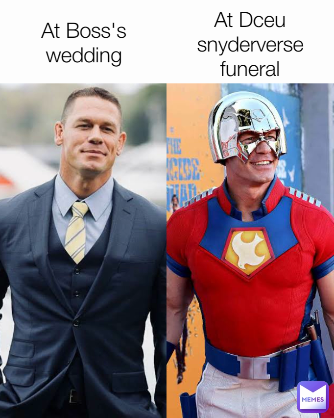 At Dceu snyderverse funeral At Boss's wedding