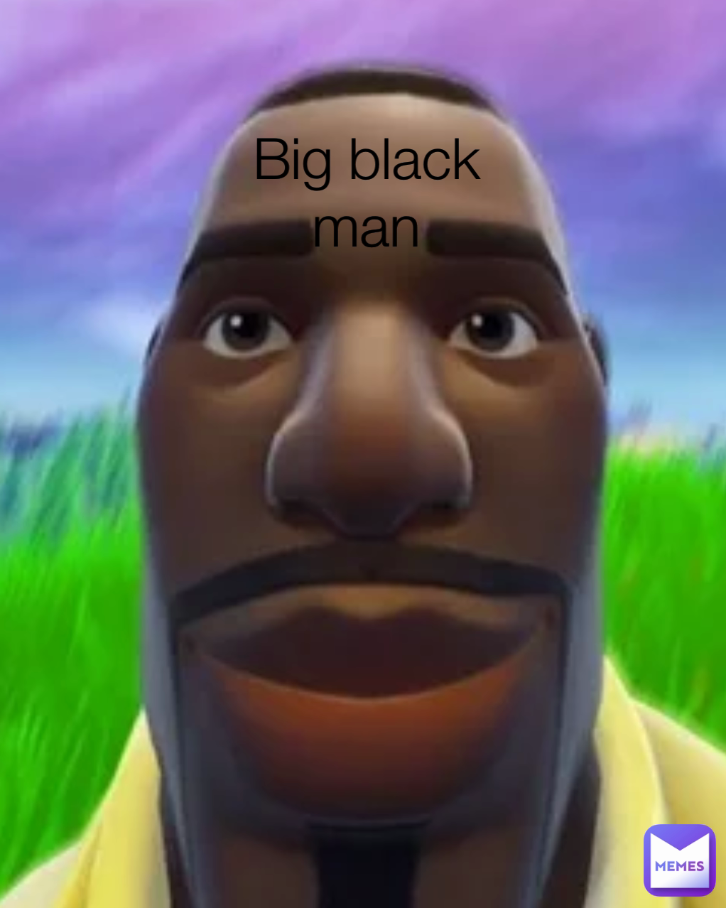 Type Text Big black man