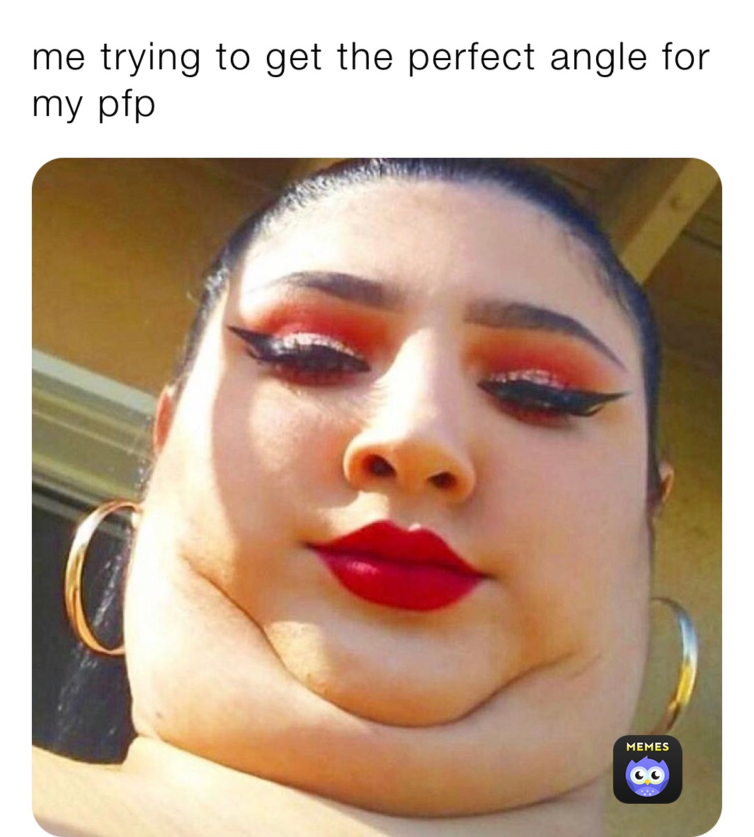 me trying to get the perfect angle for my pfp