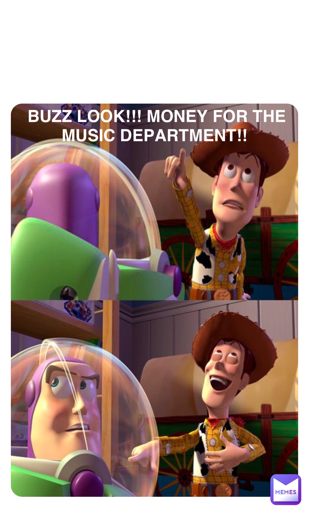 BUZZ LOOK!!! MONEY FOR THE MUSIC DEPARTMENT!!