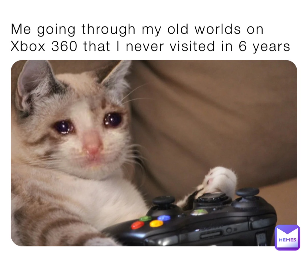 Me going through my old worlds on Xbox 360 that I never visited in 6 years