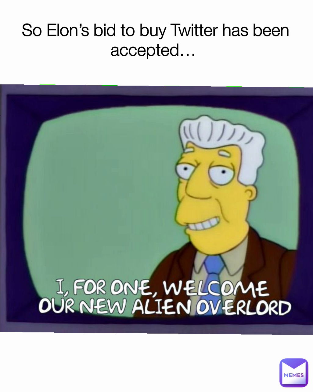 So Elon’s bid to buy Twitter has been accepted… 