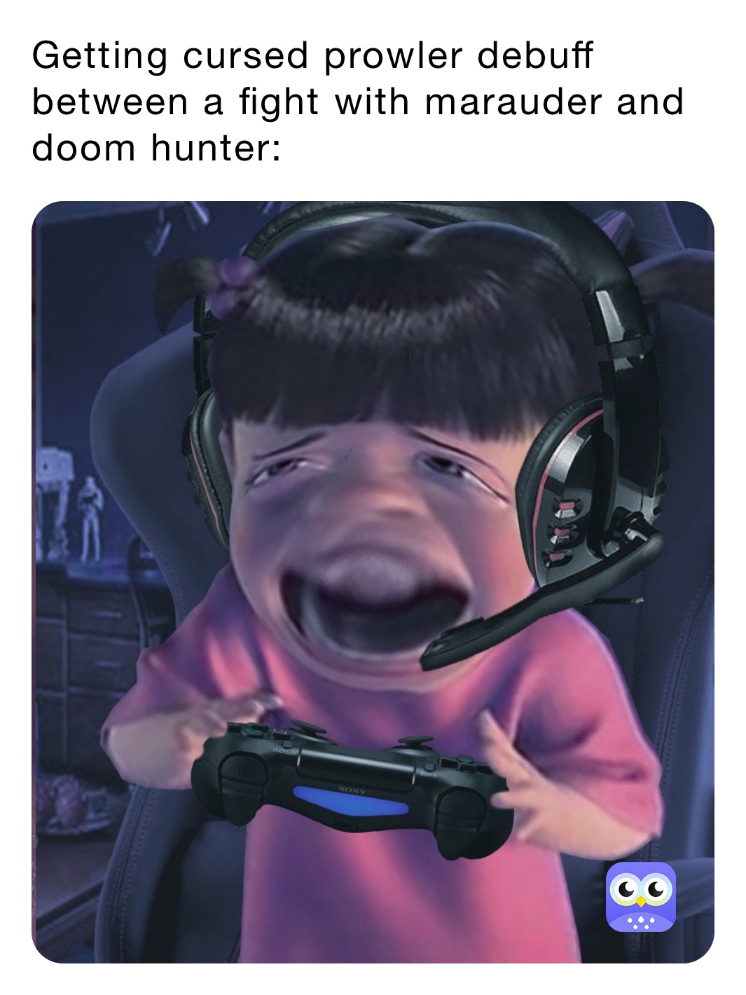 Getting cursed prowler debuff between a fight with marauder and doom hunter: