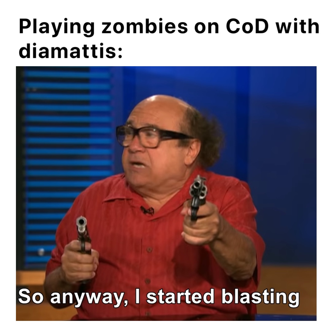 Playing zombies on CoD with diamattis: