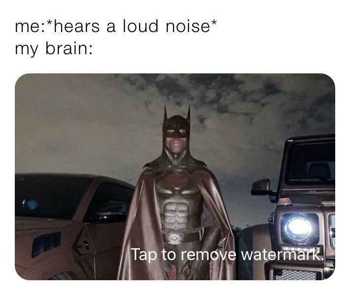 me:*hears a loud noise*
my brain: