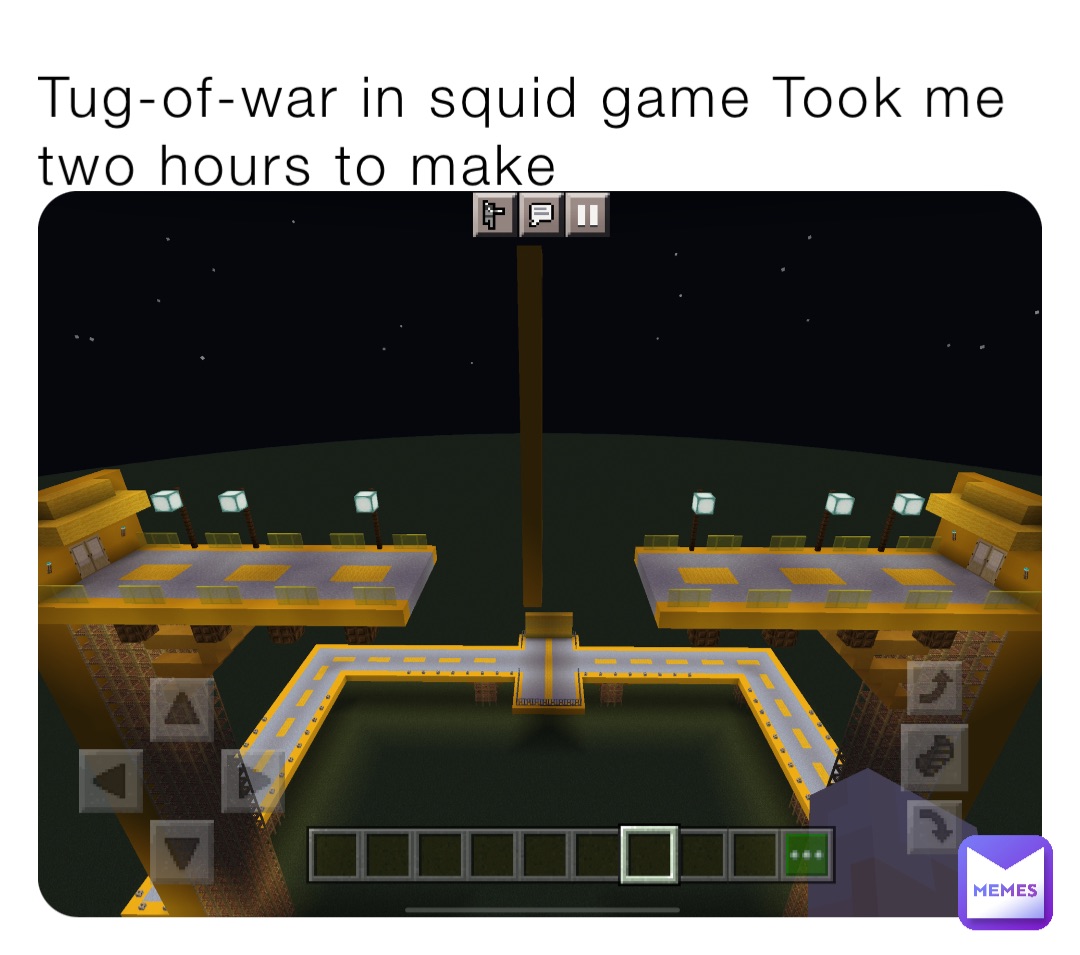 Tug-of-war in squid game Took me two hours to make