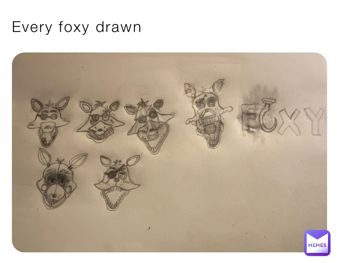 Every foxy drawn