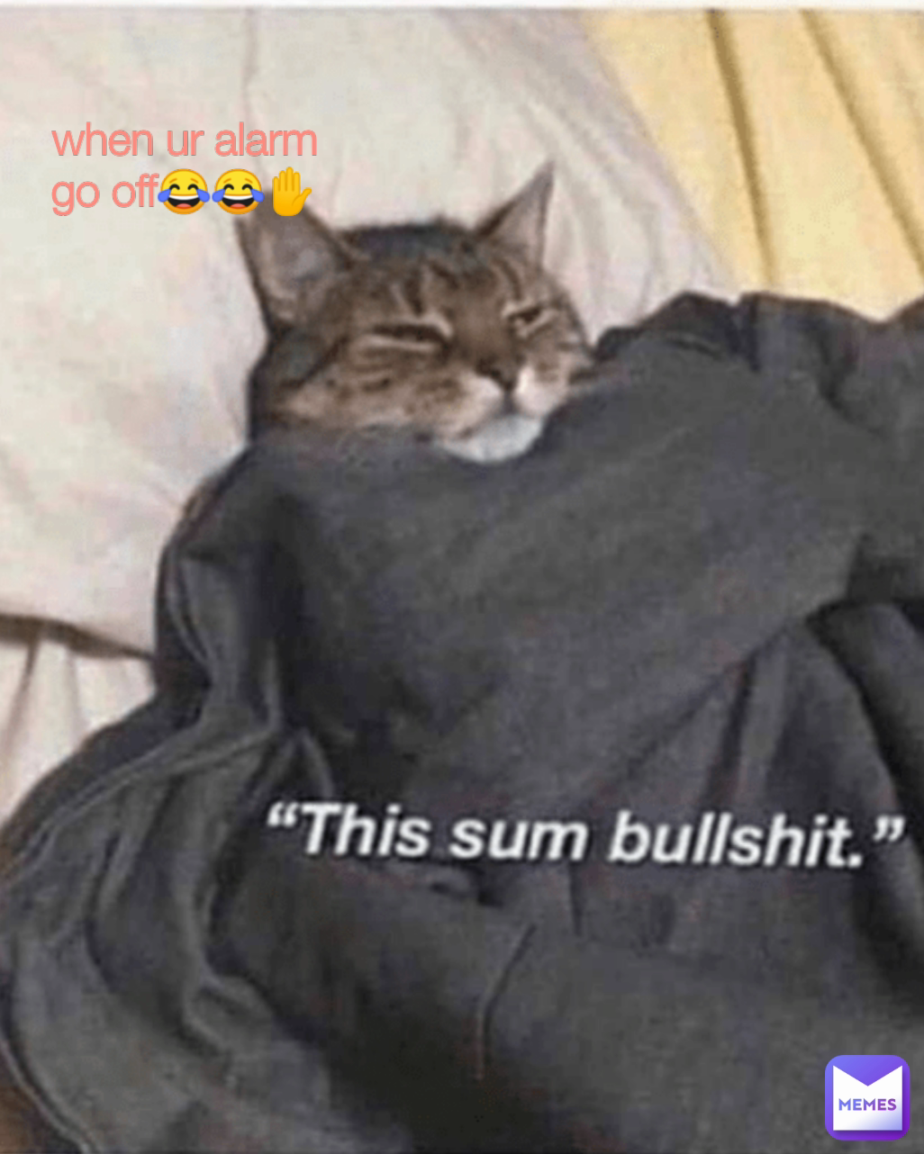 when ur alarm go off😂😂 memes_creator_ Memes