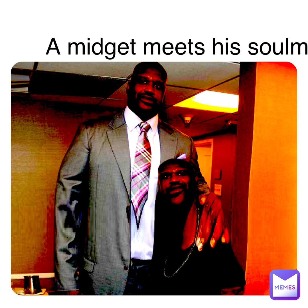 Double tap to edit A midget meets his soulmate