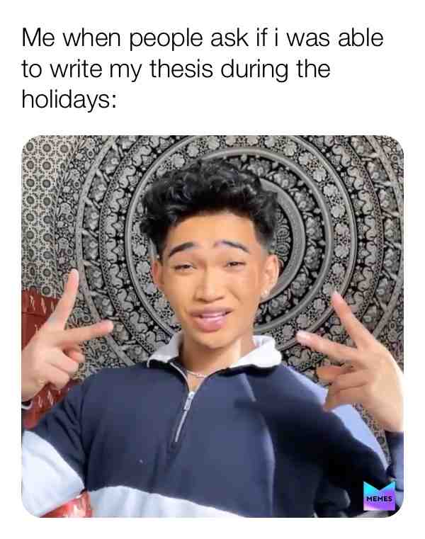 It was the Christmas holidays. I shouldn\u2019t feel guilty, right?
#gradschool #graduateschool #gradschoollife #gradstudent #graduatestudent #thesis #dissertation #academia #bretmanrock