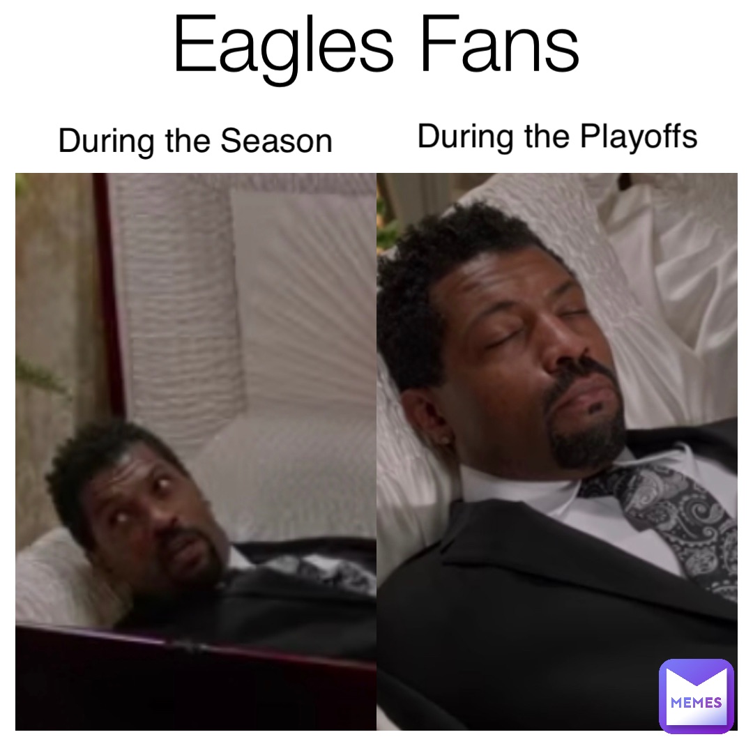 Eagles Fans During the Season During the Playoffs