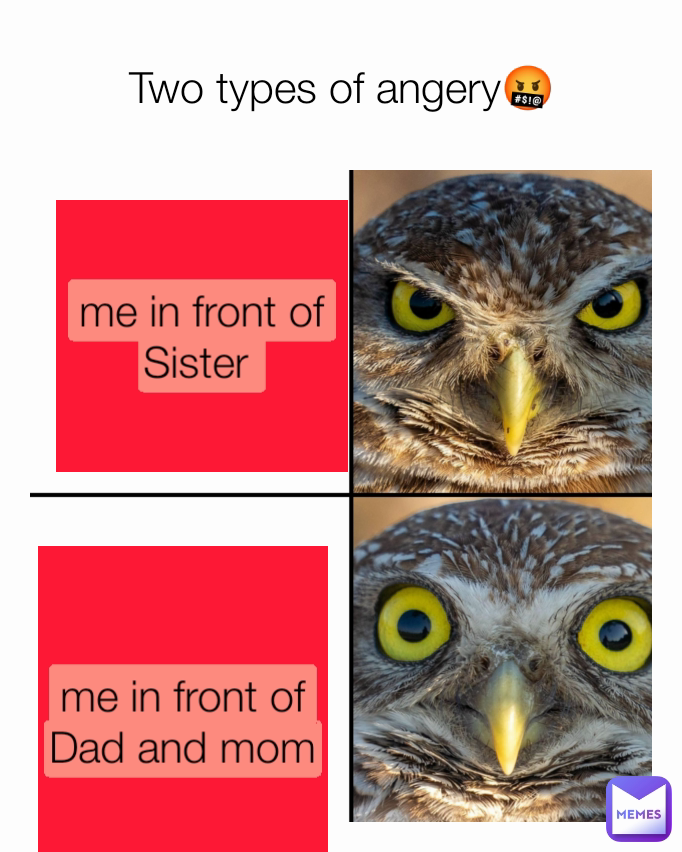 me in front of Sister  me in front of Dad and mom Two types of angery🤬
