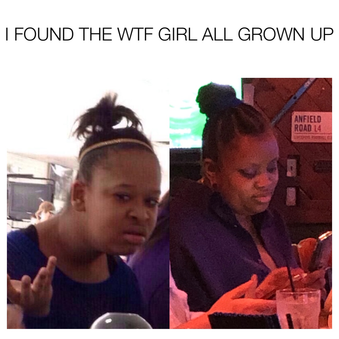 black girl meme confused